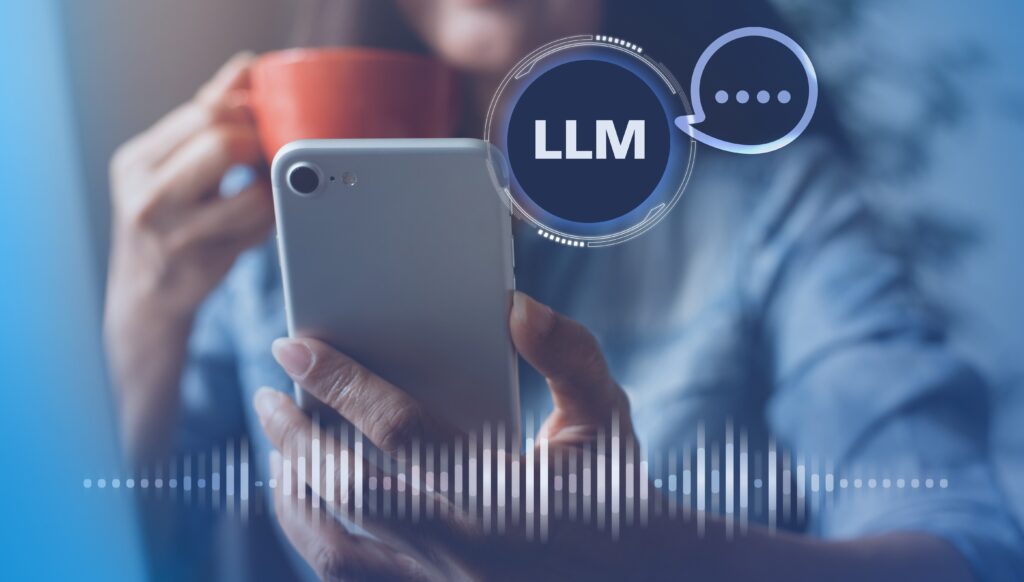 Header image LLM Elmod on smartphone