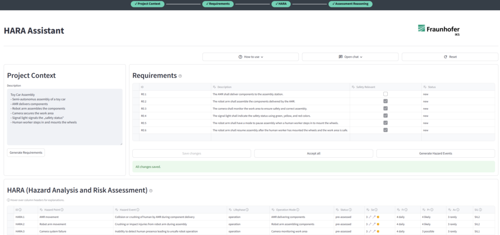 HARA_Assistant_Screenshot